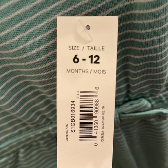 NWT Joe Fresh Baby Romper size 6-12M - Picture 3 of 3
